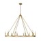 Z-Lite Barclay 12 Light Chandelier, Olde Brass 482R-12OBR - alternate 2